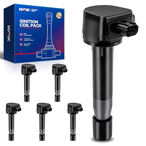 Image of KAX 6 Ignition Coils for Honda Odyssey Accord 3.5L V6 | 2008-2017 Odyssey, 2008-2012 Accord 3.5L, 2010-2011 Accord Crosstour, 2009-2014 Acura TL, 2009-2012 Acura RL, 2010-2014 TSX