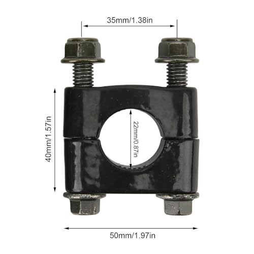 Riser guidon 22 mm réhausseur de poste de pilotage pour vos randonnées moto et quad - 4