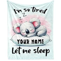 Koala Blanket 1 Custom Name