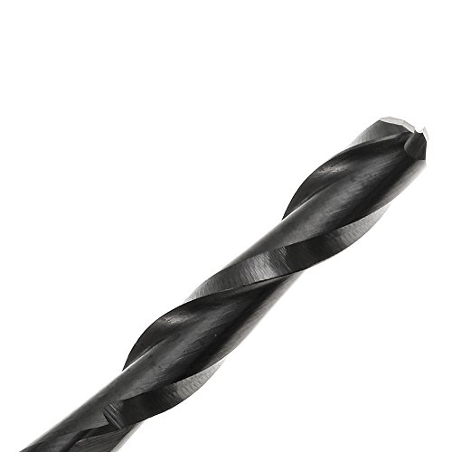 YEEZUGO 1/8" Carbide Flat Nose End Mill 2 Flutes 17mm CNC Router Bits Double Flute Spiral Set Tool