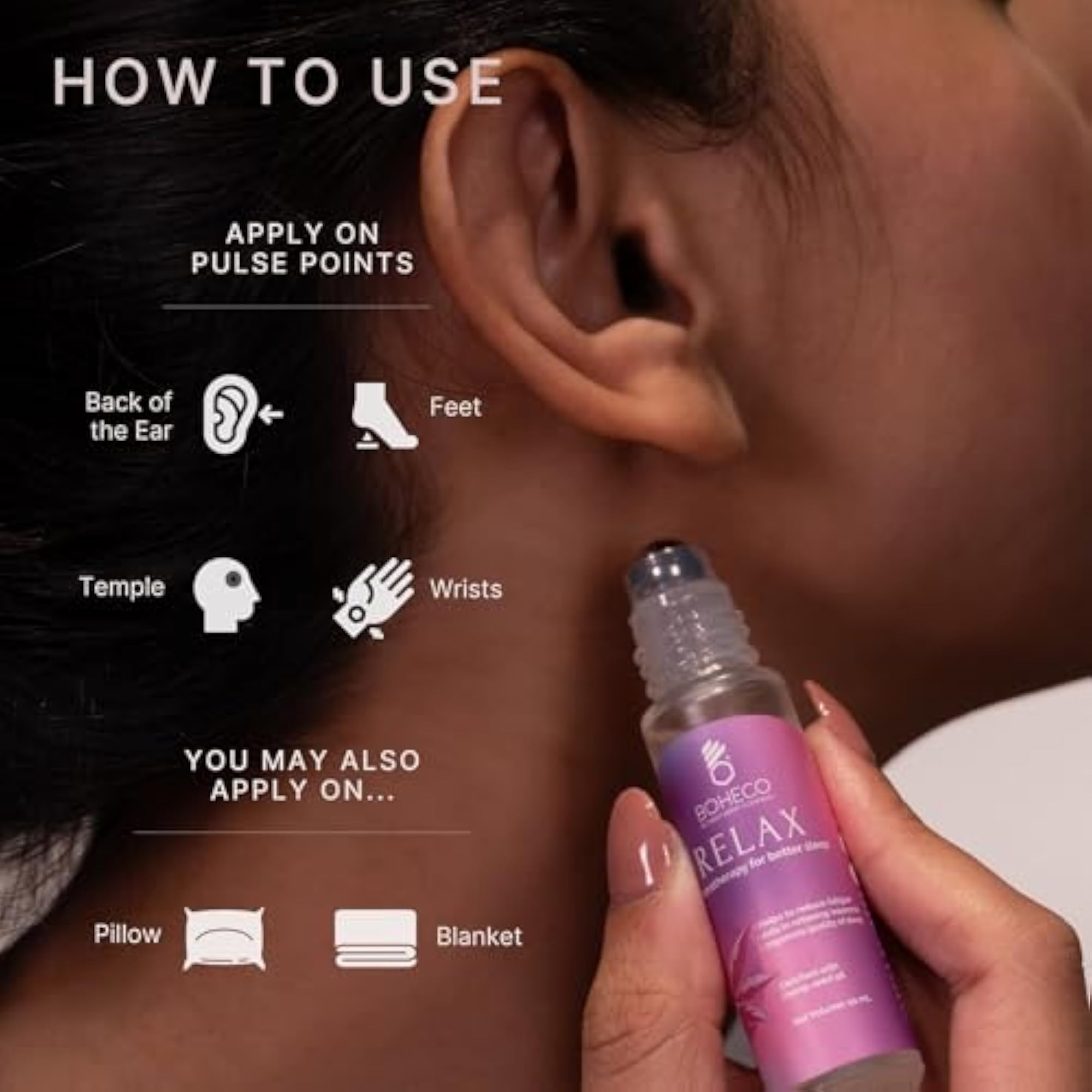 BOHECO RELAX Aromatherapy Roll On, 10ml
