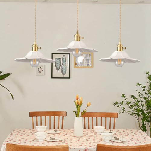 Lámpara de cerámica con forma de flor para iluminación focal 4