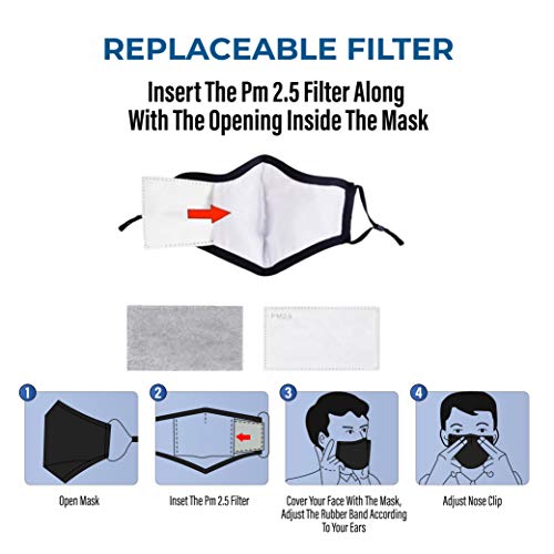 image for Forent 3-Ply Reusable Face Mask - Breathable Comfort, Fully Machine Wa