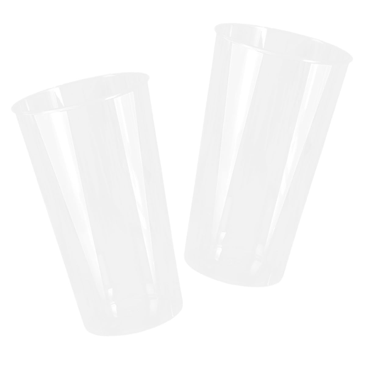 Pots de plante élégants en PC transparent pour une décoration moderne et lumineuse de votre salon