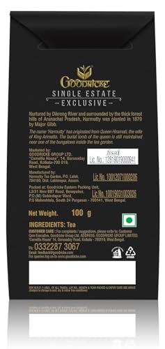 Image of Goodricke Harmutty Single Estate Assam Orthodox Whole Leaf Tea - 100 g (Pack of 3)
