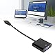 USB-auf-VGA-Adapter, 1920 x 1080, 5,0 Gbit/s, USB 3.0 auf VGA-Video-Konverter, Plug-and-Play, unterstützt 7/8/10