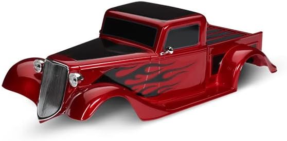 Traxxas Body '35 HOT Rod Truck Complete RED 9335R