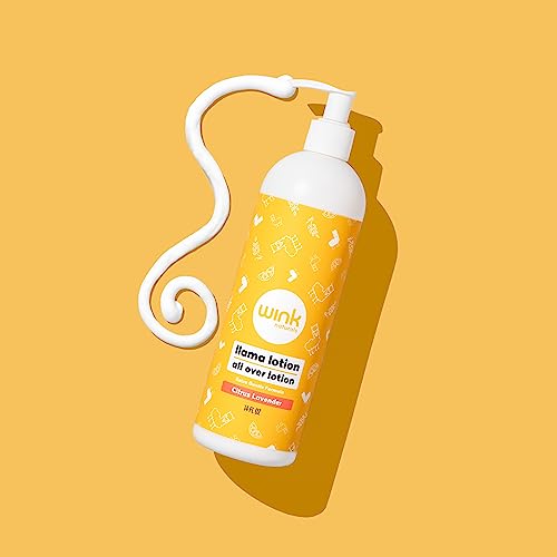 Wink Well Llama Baby Lotion, Gentle Body Care For Moisturizing And Calming Dry Skin For Babies, Kids And Adults, Free Of Parabens, Chemicals, Dyes And Fragrances #TOP3