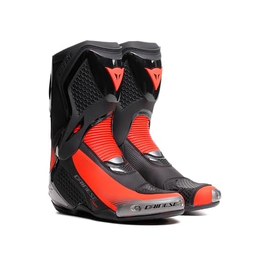 Dainese Torque 4 Stivali da moto, nero/rosso, 42