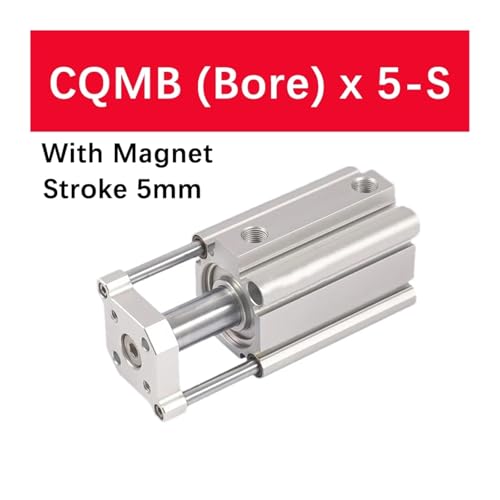 Cylindre pneumatique CQM80 pour corriger les défauts d'alignement industriel - 2