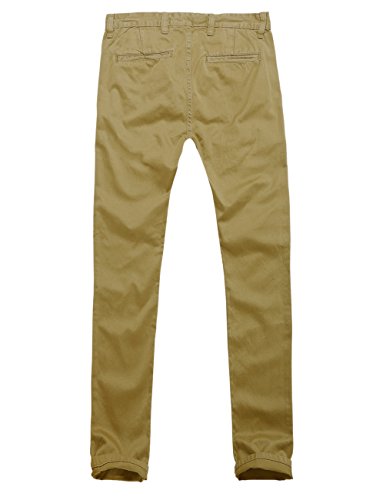 Image of Match Mens Regular-Fit Casual Flat Front Chino Pants