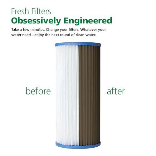 Image of AO Smith 4.5 inchx10 inch 40 Micron Sediment Water Filter Replacement Cartridge - NSF /ANSI 42 Certified - For Whole House Filtration Systems - AO-WH-PREL-RPP