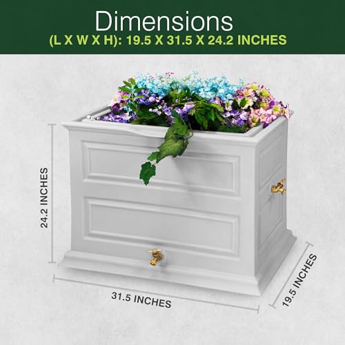 Good Ideas SV-ERS Savannah Elevated Garden Rain Saver Barrel