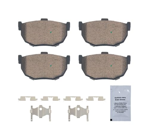 Image of HUSCH D323 Rear Ceramic Brake Pads Kit Fit For Hyundai Elantra 1994-2006, For Tiburon 1997-2008, For Nissan Maxima 1985-1988