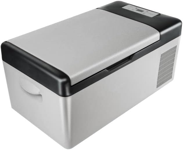 Tropicool Backcase For Mobile Automatic Fridge-Freezer Tff15 Car 5 Star With Compressor 12/24V And 230V Ac For Travel And Home, Grey