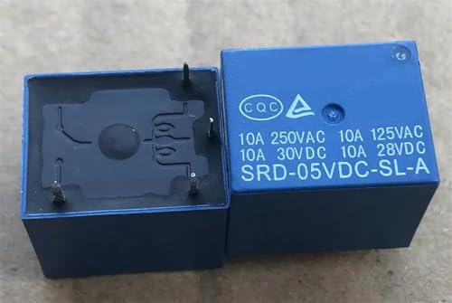 Relé 4 pines de alta capacidad 10A SRD-12VDC-SL-A con bobina de doce voltios