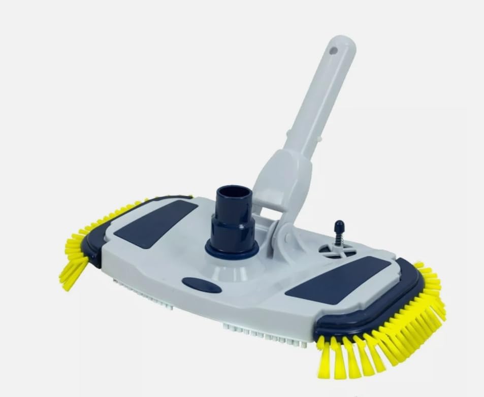 In-Ground & above Ground Swimming Pool Weighted Vacuum Head w/Side Brushes?Replacement for Aqua Select OEM