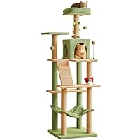 Amazon | Mwpo キャットタワー ハンモック 多頭飼い 人気 据え置き