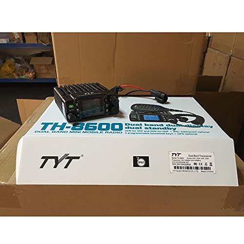 Tyt Th-8600 Dual Band Vhf/Uhf 144-148Mhz/420-450Mhz Mini Mobile Transceiver Ip67 Waterproof Mobile Car Radio W/F Programming Cable #TOP6