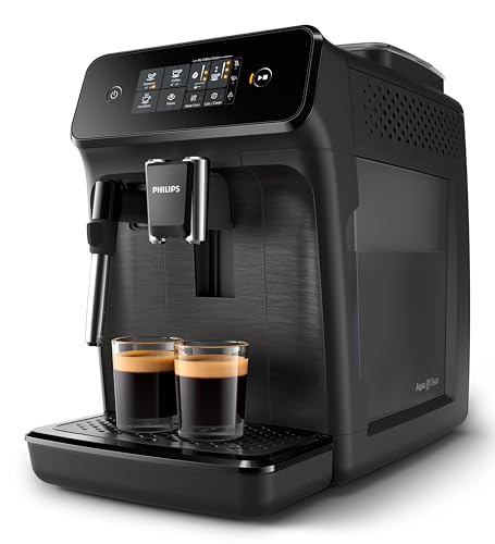 Cafeteira Espresso Automática Série 1200 Philips Walita, Preta, 1500W, 110v - EP1220/15