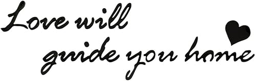 Miniatura 5 de Love Will Guide You Home - Calcomanías de pared acrílicas 3D para familia, citas inspiradoras, calcomanías de pared para dormitorio, sala de estar