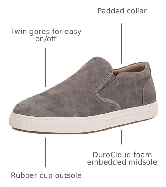 Image of Propet Mens Kip Slip On Sneakers Shoes Casual - Beige