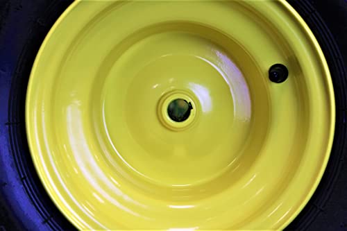 (Set Of 2) 20X8.00-8 Tires & Wheels 4 Ply For Lawn & Garden Mower Turf Tires W/ Keyed Hub Wheel #TOP3