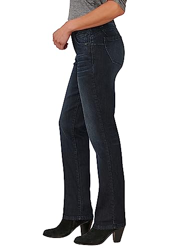 Image of Democracy Women's Petite Ab Solution Straight Leg Jean