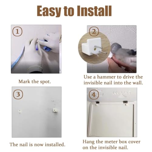 Panneau électrique en PVC de style B pour dissimuler les boîtiers