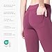 Fishers Finery Women's Ecofabric Straight Yoga Pant with Pockets (Wine, M)