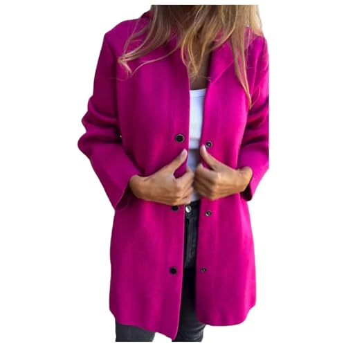 Veste chaude de transition automne hiver trench-coat élégant femme