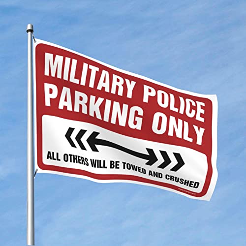 Drapeau Militaire Parking Seulement Idée Cadeau Mancave Original