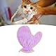 Handtuchhandschuh Für Haustiere, Super Saugfähig, Wiederverwendbar, Fellpflegehandschuhe Für Haustiere, Badehandschuhe Für Katzen Zum Trocknen von Hunde- Oder Katzenfell nach Dem Bad(lila)
