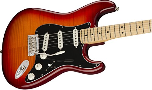 Fender Player Stratocaster Plus Top Electric Guitar, Aged Cherry Burst, Maple Fingerboard #TOP2