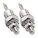 2Pc Diode Rectifier Set 85A 1200V Stud Mount Diode 40A 1200V Rectifier Diode 25A 1200V Positive Cathode Negative Anode Stud Diode for Battery Charging Power Supplies Motor (25HF120)
