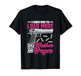 Funny Gun Lover Women Shooting Enthusiast T-Shirt Small