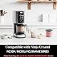 4er-Set Behälter für Ninja CREAMi Ice Cream Maker Eismaschine NC300EU NC300EUCP NC300 NC301 Serie, Tubs Becher mit Deckel Zubehör, BPA-frei, Spülmaschinenfest, Auslaufsicher (Blau/Rosa/Limette/Grau)