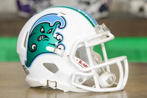 Tulane Green Wave Speed Mini Helmet - Angry Wave