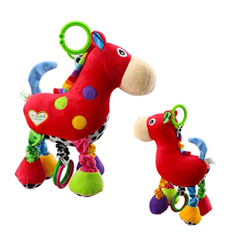 2 Peças Brinquedos de Cama de Bebê Pendurados para Carro Carrinho de Bebê de Pelúcia Assento de Cava