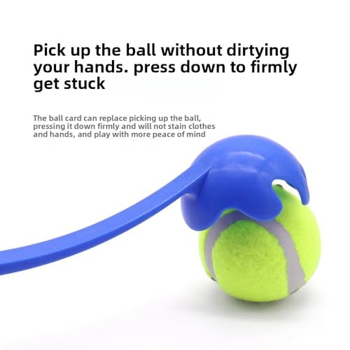 Eaacaa Brinquedo para animais de estimação com haste dobrada - Uma chave para apertar a bola sem as