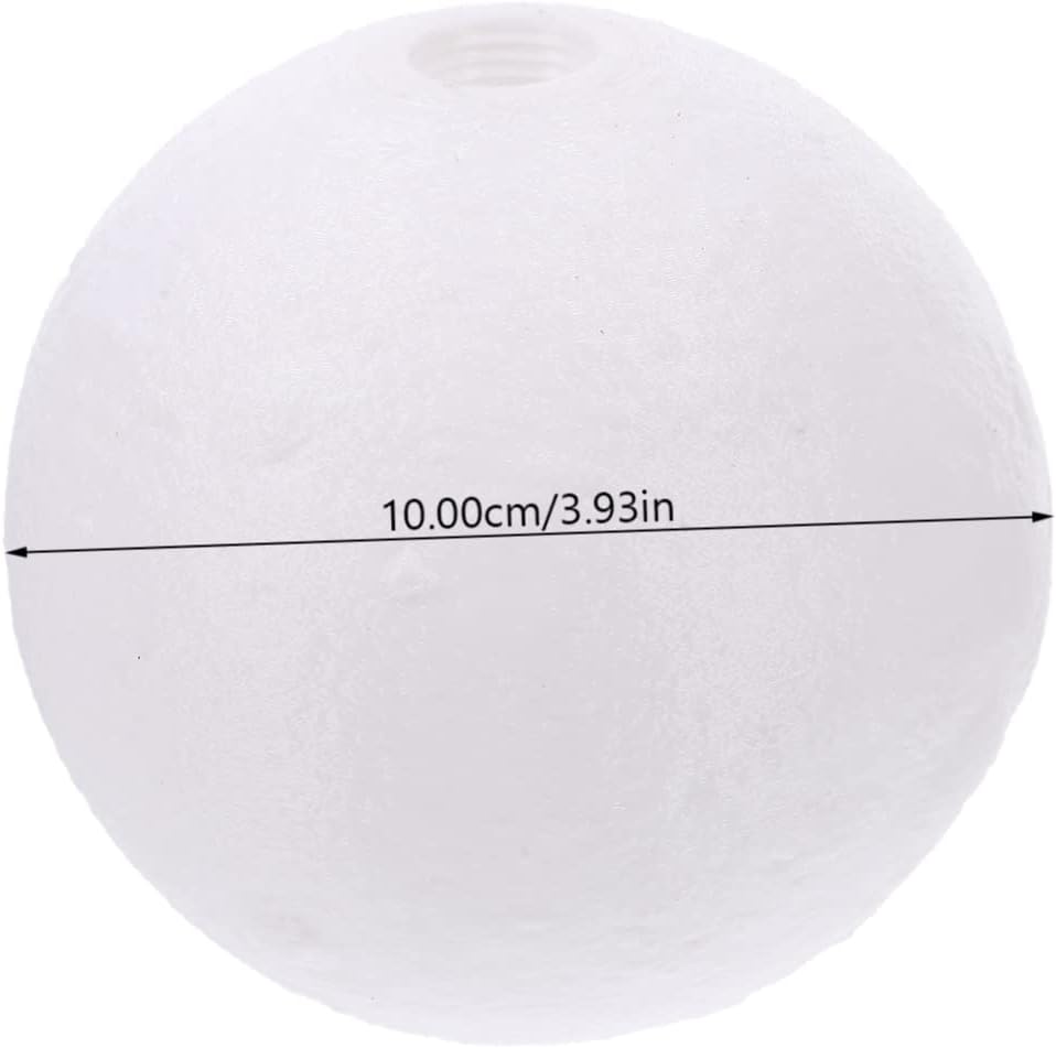 3pcs Lamp Shade for Floor and Table Lamps Creative Moon Design Acrylic Light Cover Modern Decorative Accessory Easy to Install for Bedrooms and Living Rooms