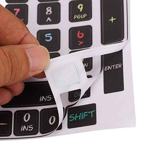 Sanpyl 2 Pcs Pegatinas para Teclado para 84 a 108 Teclas miniatura 6