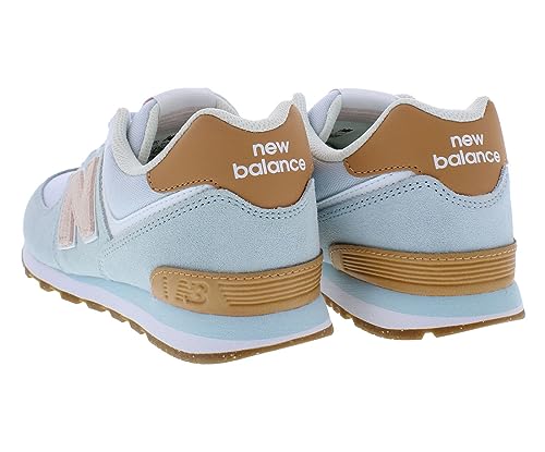 New Balance 574 GS Girls Shoes Size 6.5, Color: Blue/Pink/Brown4