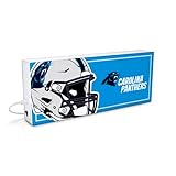 SOAR NFL LED Ambience Light Box: Elevate Your Space with Officially Licensed Wall Décor, Carolina Panthers