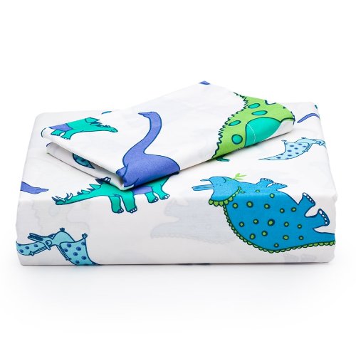 Buy Laura Ashley Sheet Set, Dinosaurs, Twin Online at Low Prices in