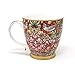 Produktbild The Leonardo Collection Frühstücks-Kaffeetasse William Morris Erdbeerdieb, rotes feines Porzellan, großes Fassungsvermögen, Teetasse, 480 ml