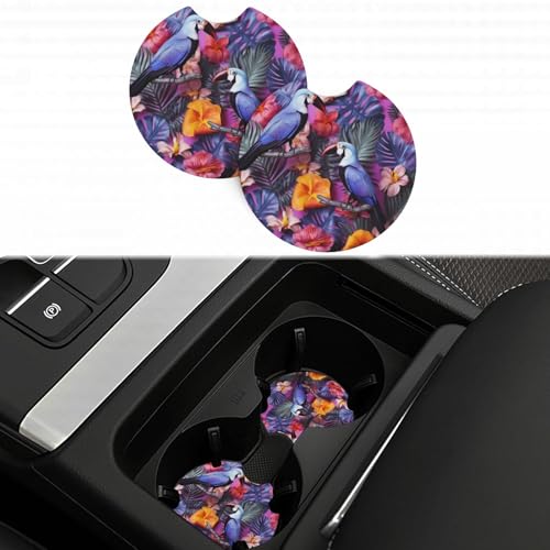 2 Pack Tapetes para Portavasos de Auto miniatura 1