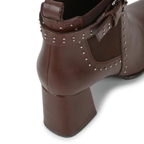 Image of YOHO Women Comfortable Boots Collection | Extra Cushioned Foot Bed And Skin Friendly Ankle Boot With Heels | Trendy, Stylish, Casual Boots | Winter, Snow And Holiday Outings