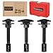 GOOACC 3PCS Rear Axle Bearing Puller Set, Axle Bearing Puller Removal Tool Kit with 3 Sizes 1