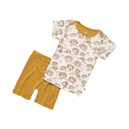Cocoon Care| Bamboo Muslin Fabric Half Sleeves Tshirt & Short Set For Boys & Girls|Cute Print & Color| Summer Wear| Clothing Set For Baby
